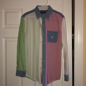 Chaps Men’s Color Block Button Down Shirt